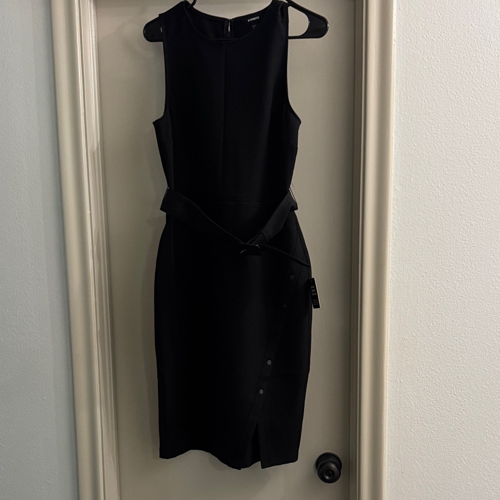 Express Black Sleeveless Dress